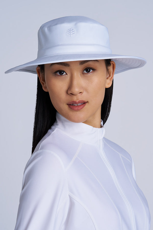 Brighton | Chlorine Resistant Pool Hat | White