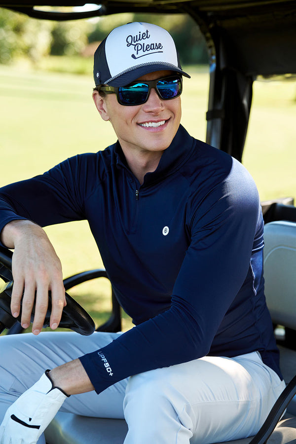 Birdie Breeze | Golf Cap | Navy/White